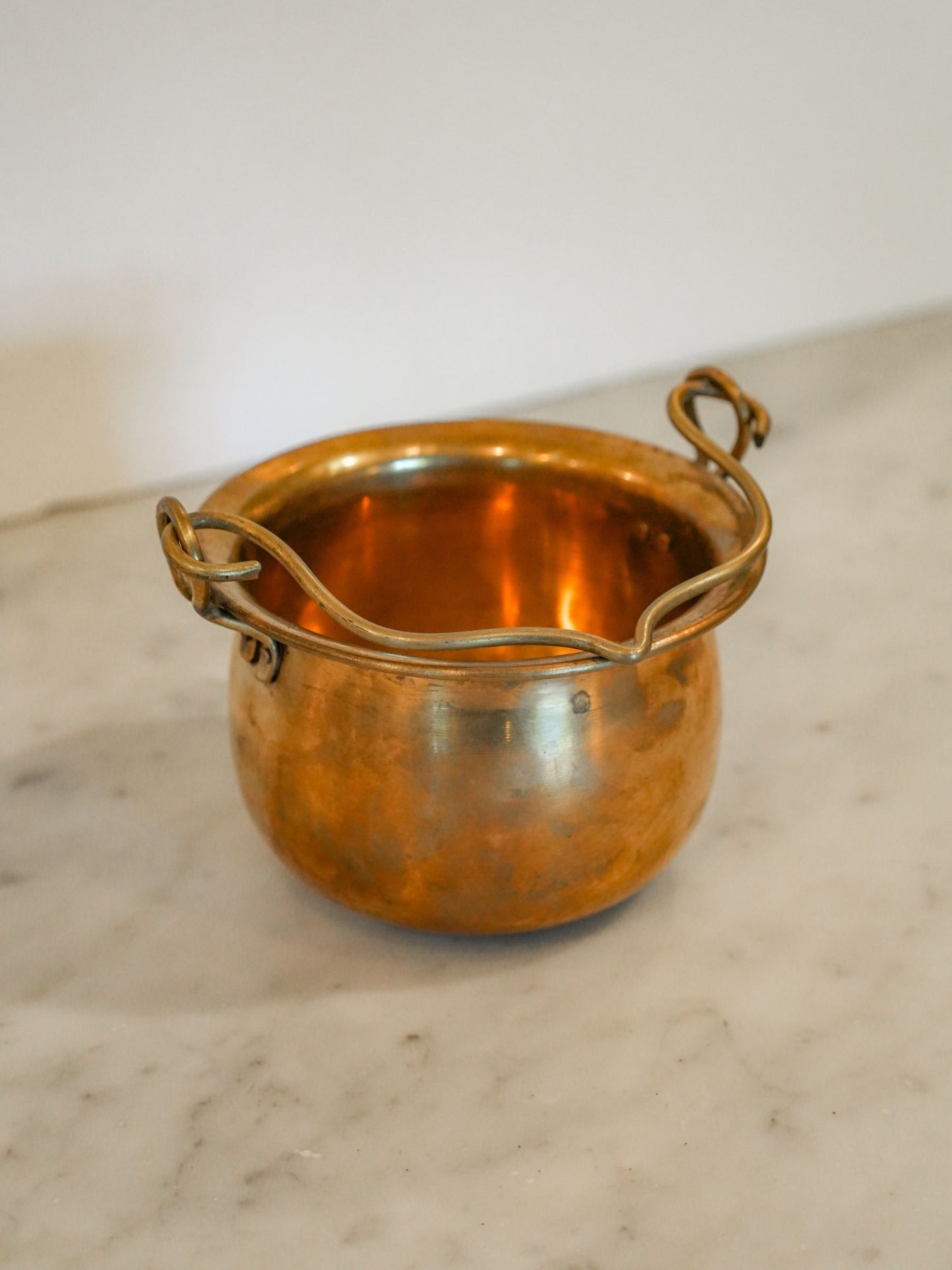 Brass Pot with Handle