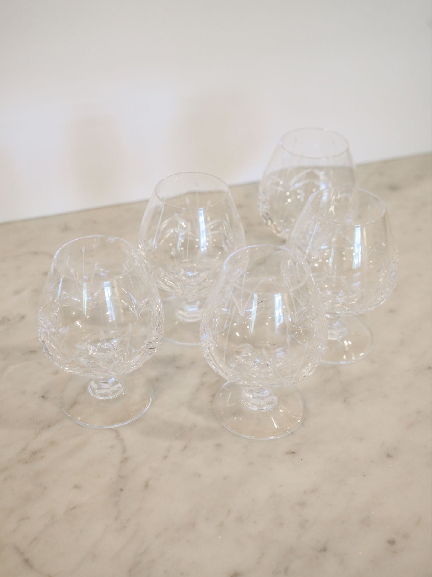 Crystal Cordial Glasses