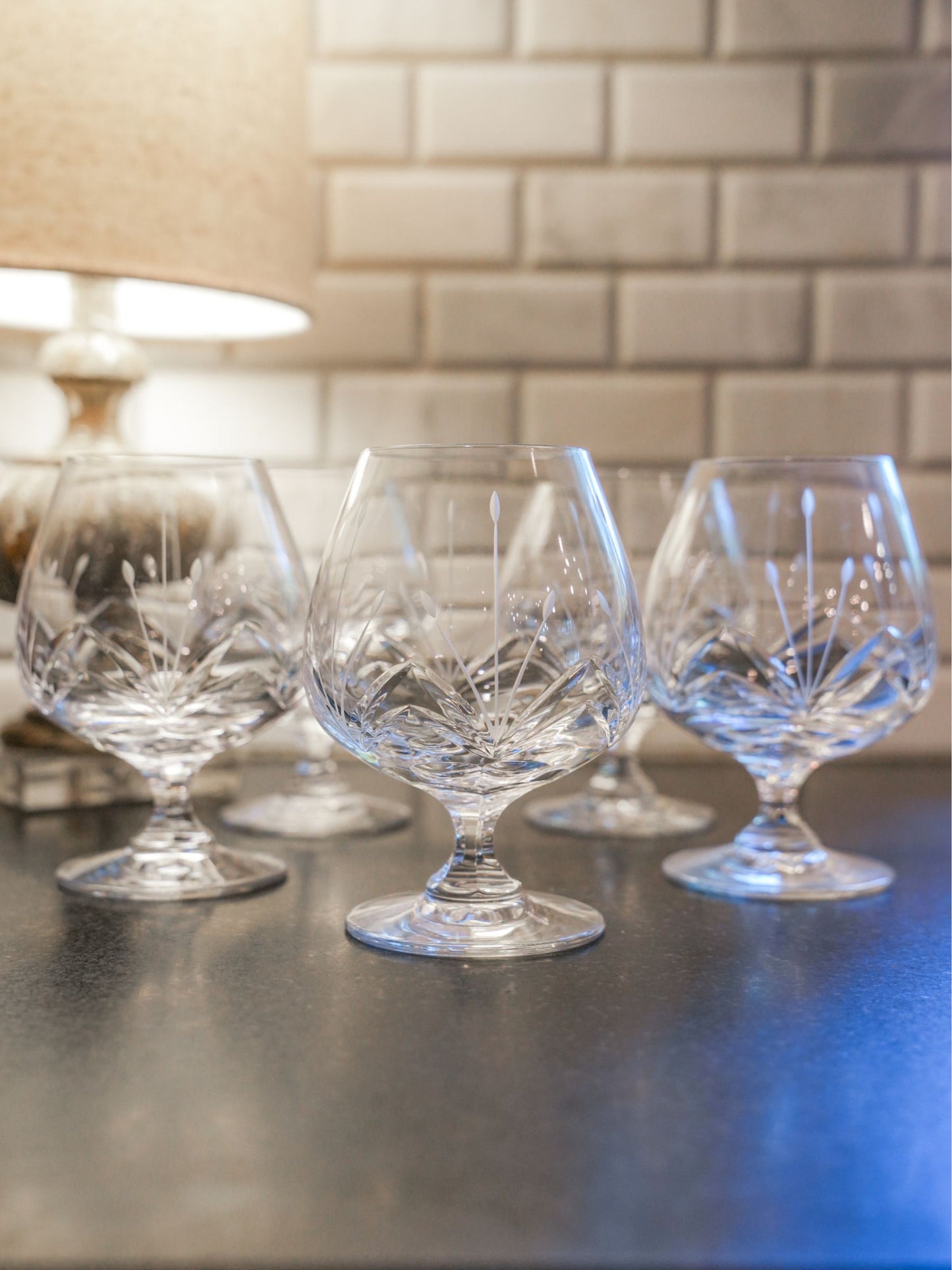 Crystal Cordial Glasses