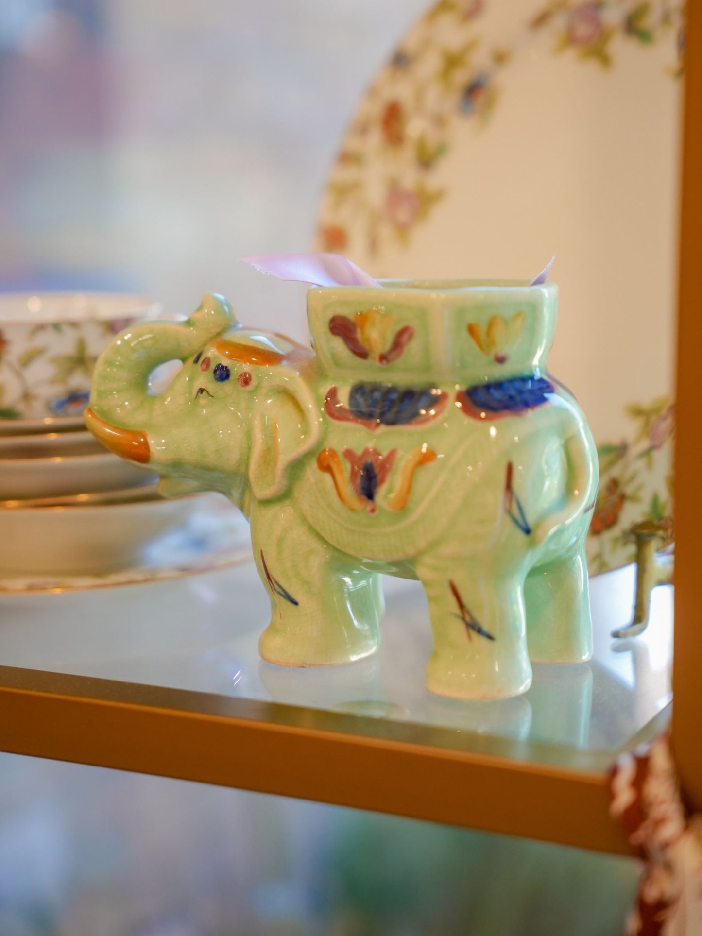 Vintage Elephant Planter