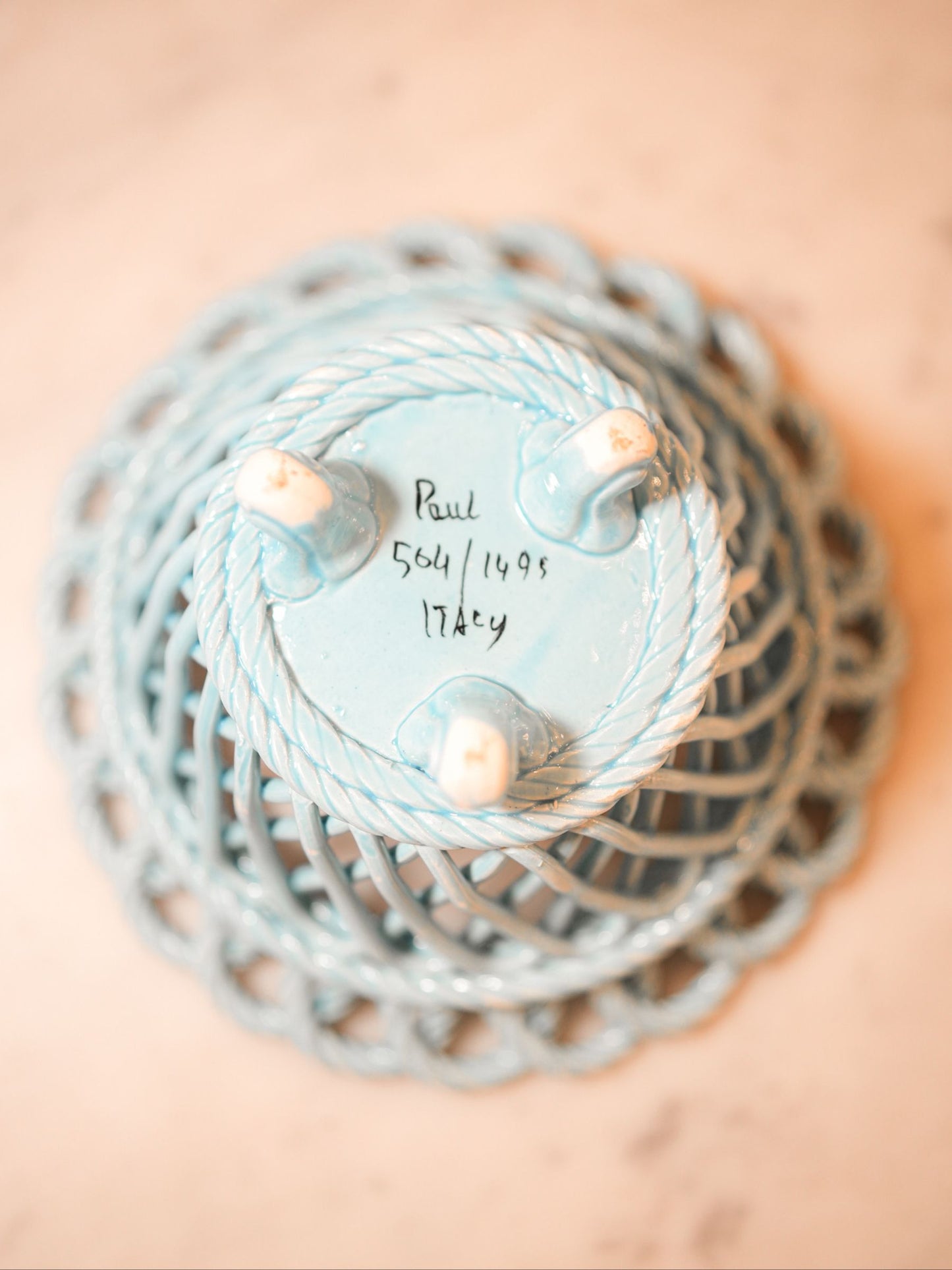 Handmade Italian Vintage Ceramic Bowl