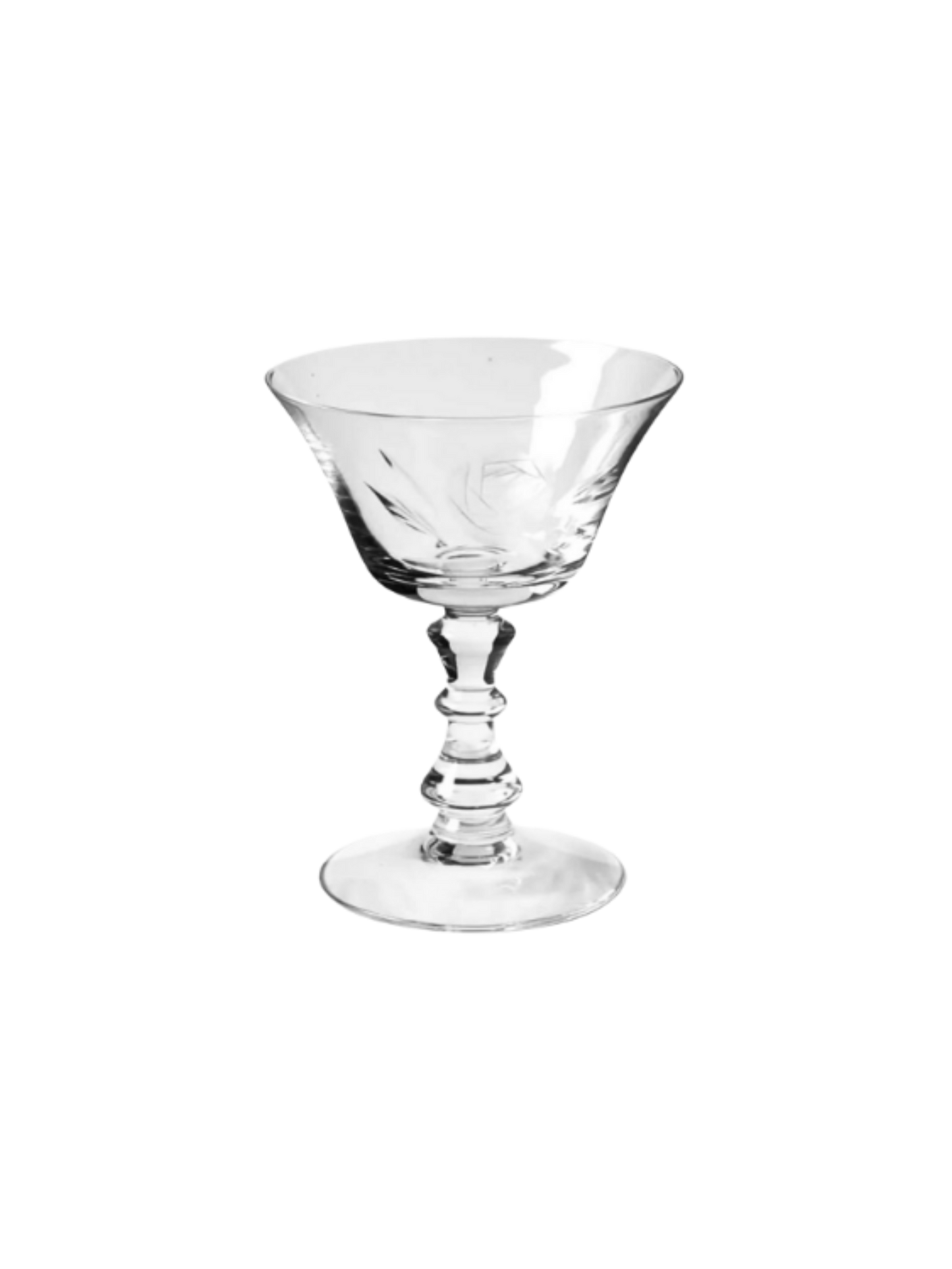 "Rose" Vintage Coupes - Set of Six