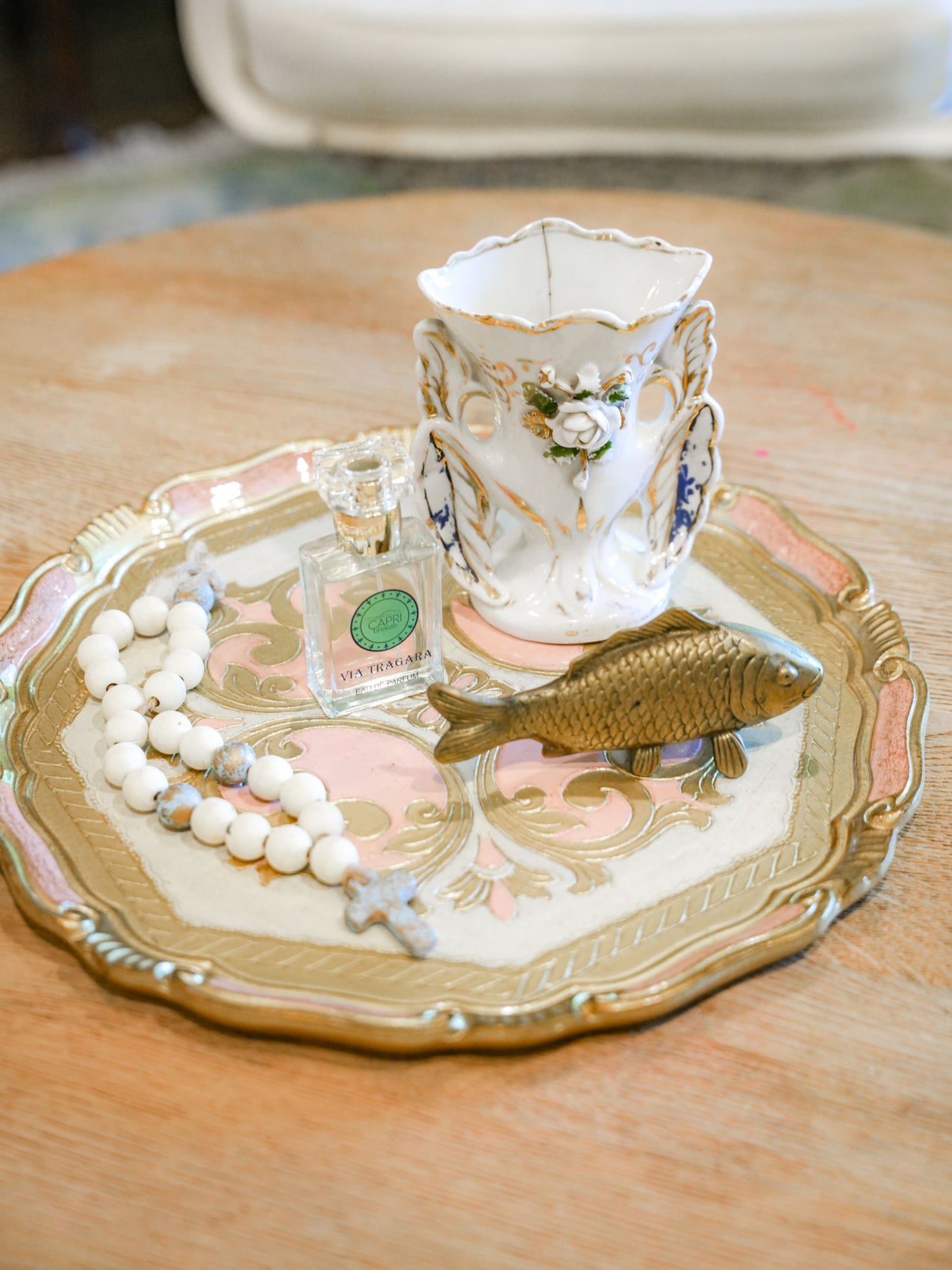 Hand-Crafted Italian Florentine Tray