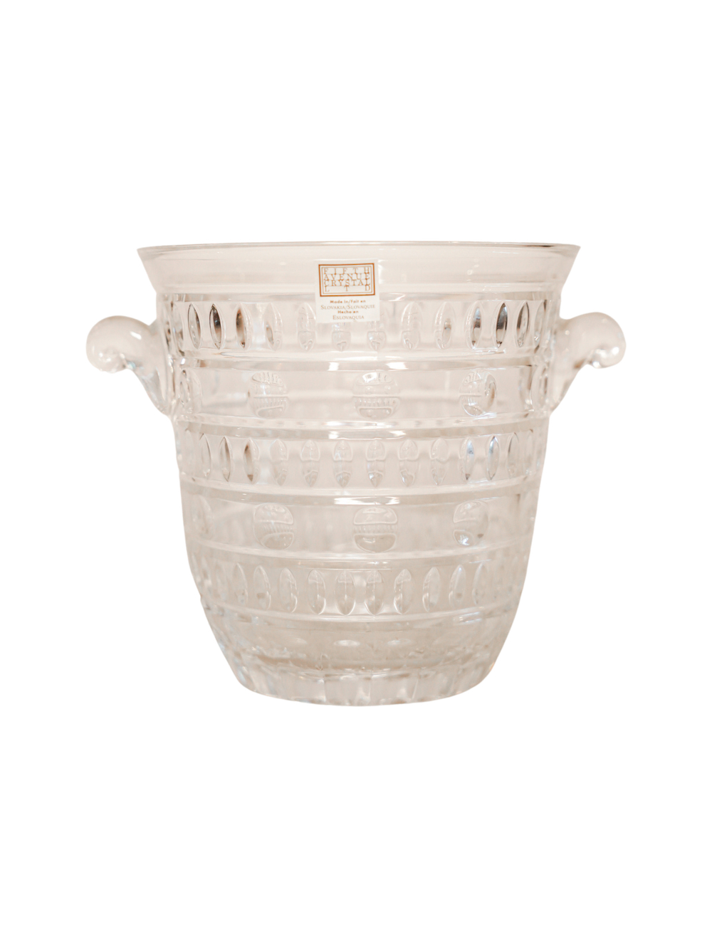 Mid-century Crystal Ice Bucket