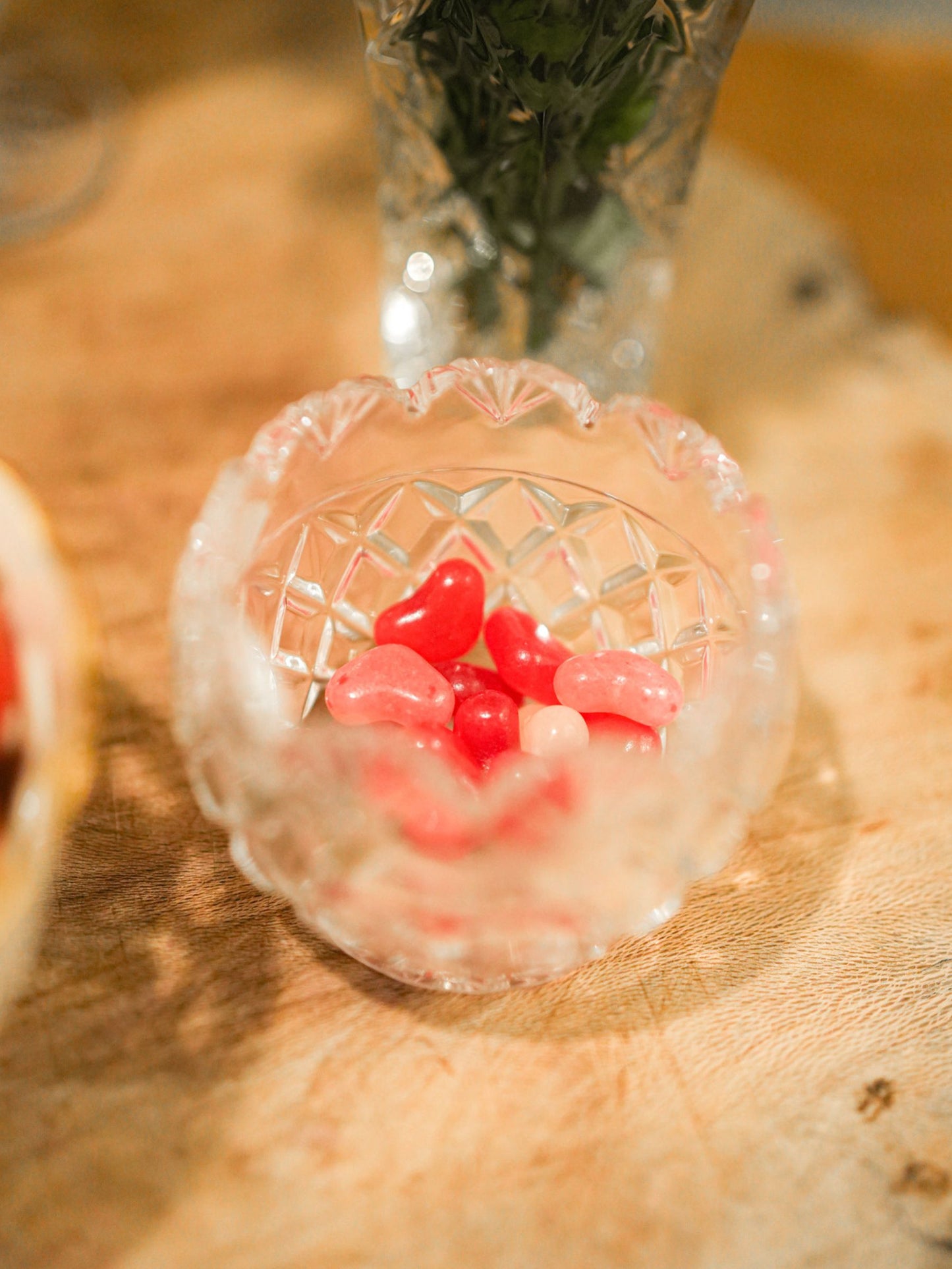 Small Vintage Crystal Dish