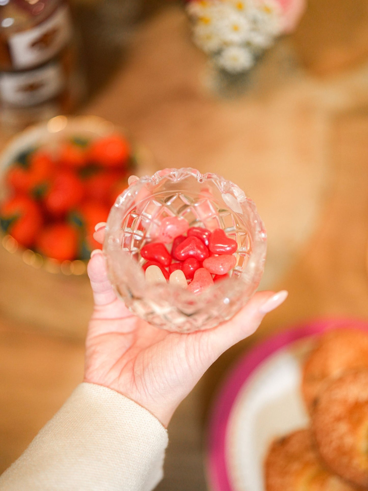 Small Vintage Crystal Dish