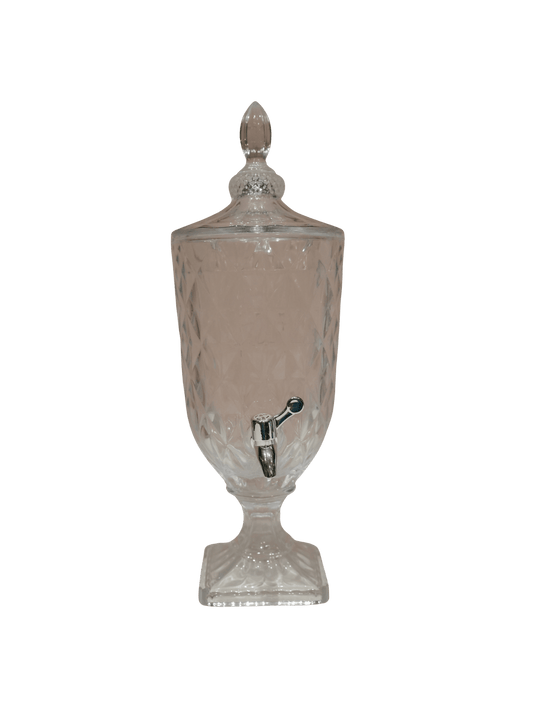 Large Vintage Glass Drink Dispenser