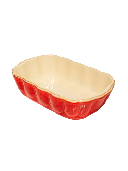 "Made in Italy" Red Ceramic Dish