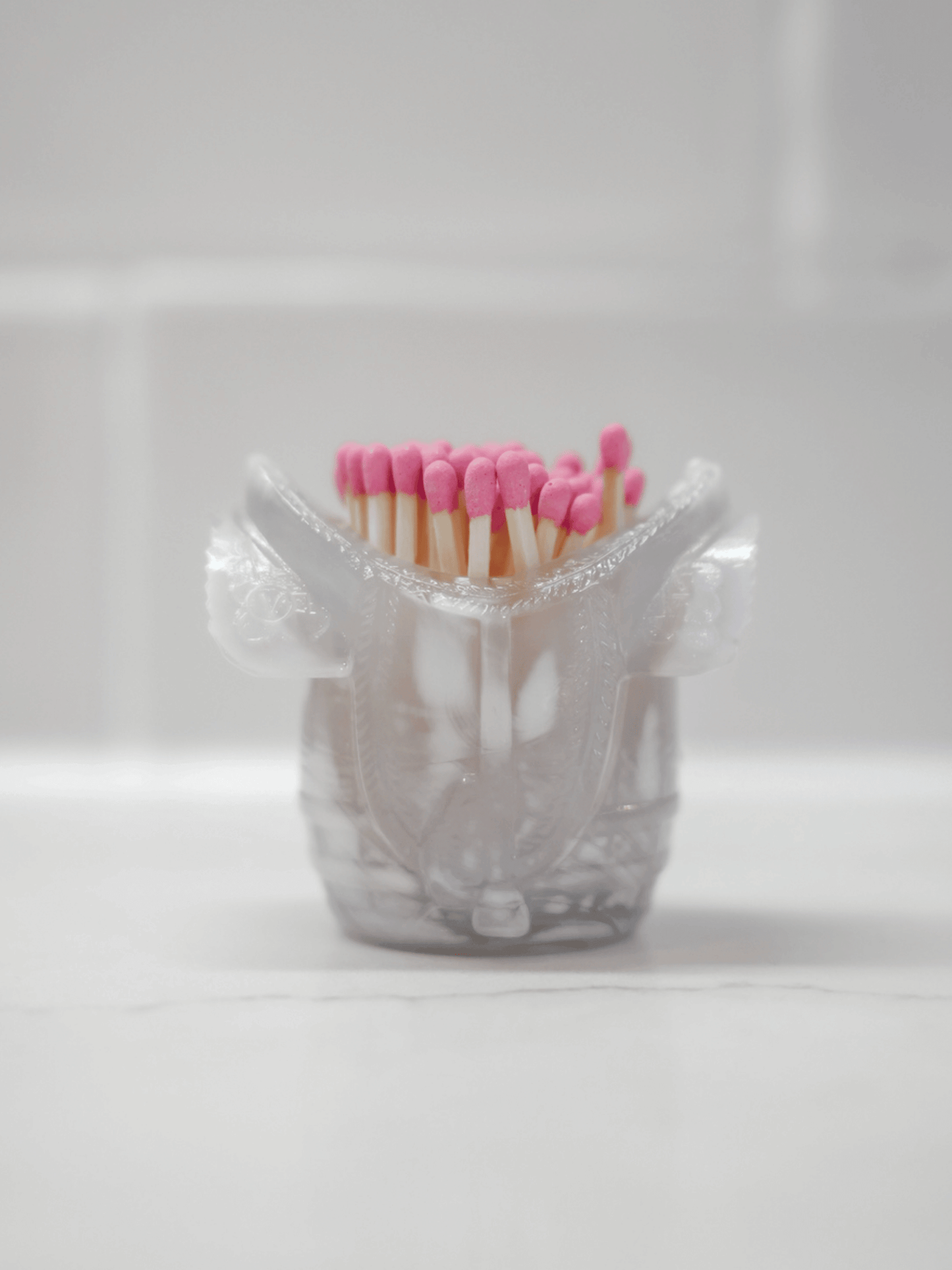 Rare Vintage Saddle Match Holder