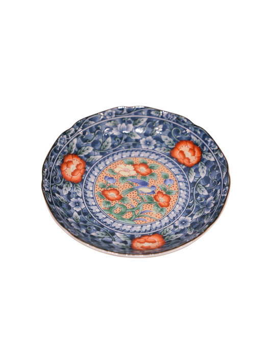 "Takahashi" Blue Floral Dish