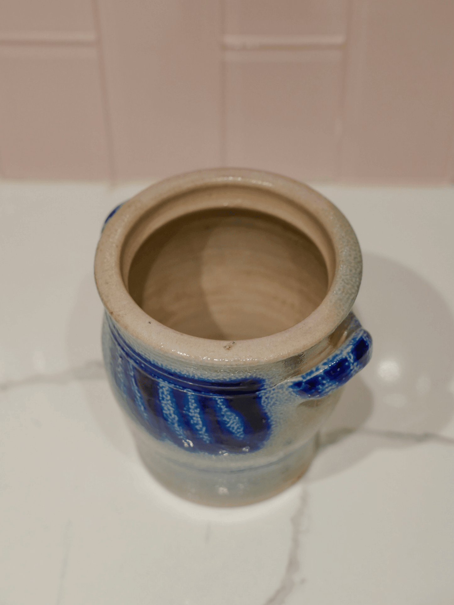 Vintage Blue and White Vase