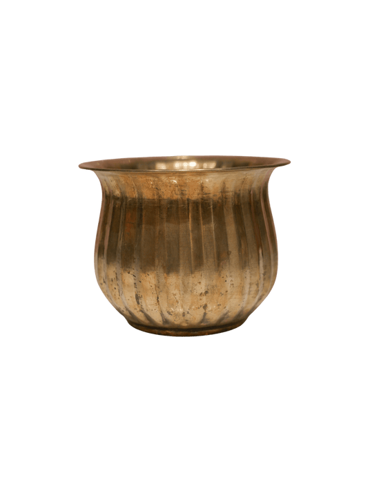Vintage Brass Planter