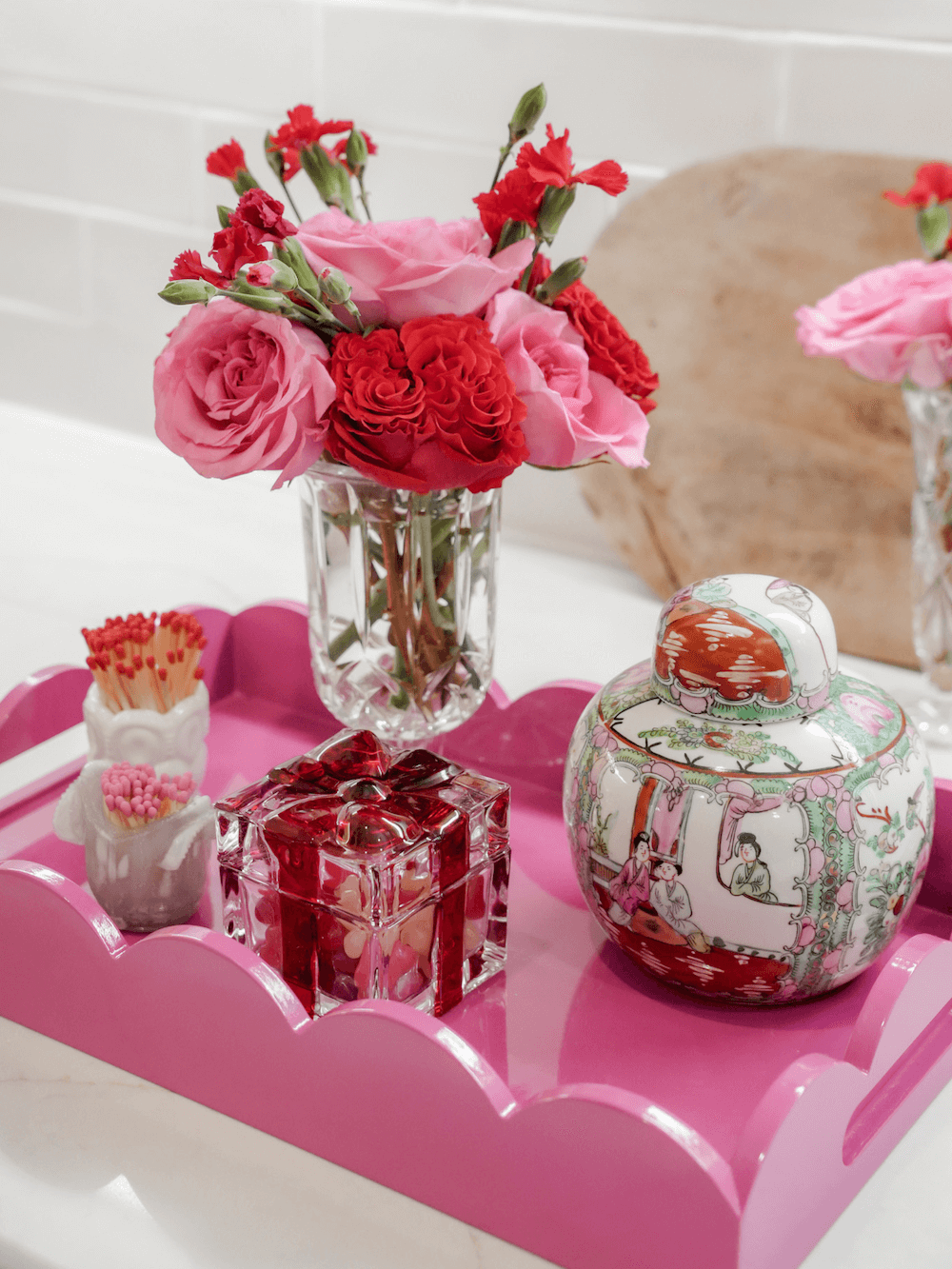 Vintage Chinese Rose Medallion