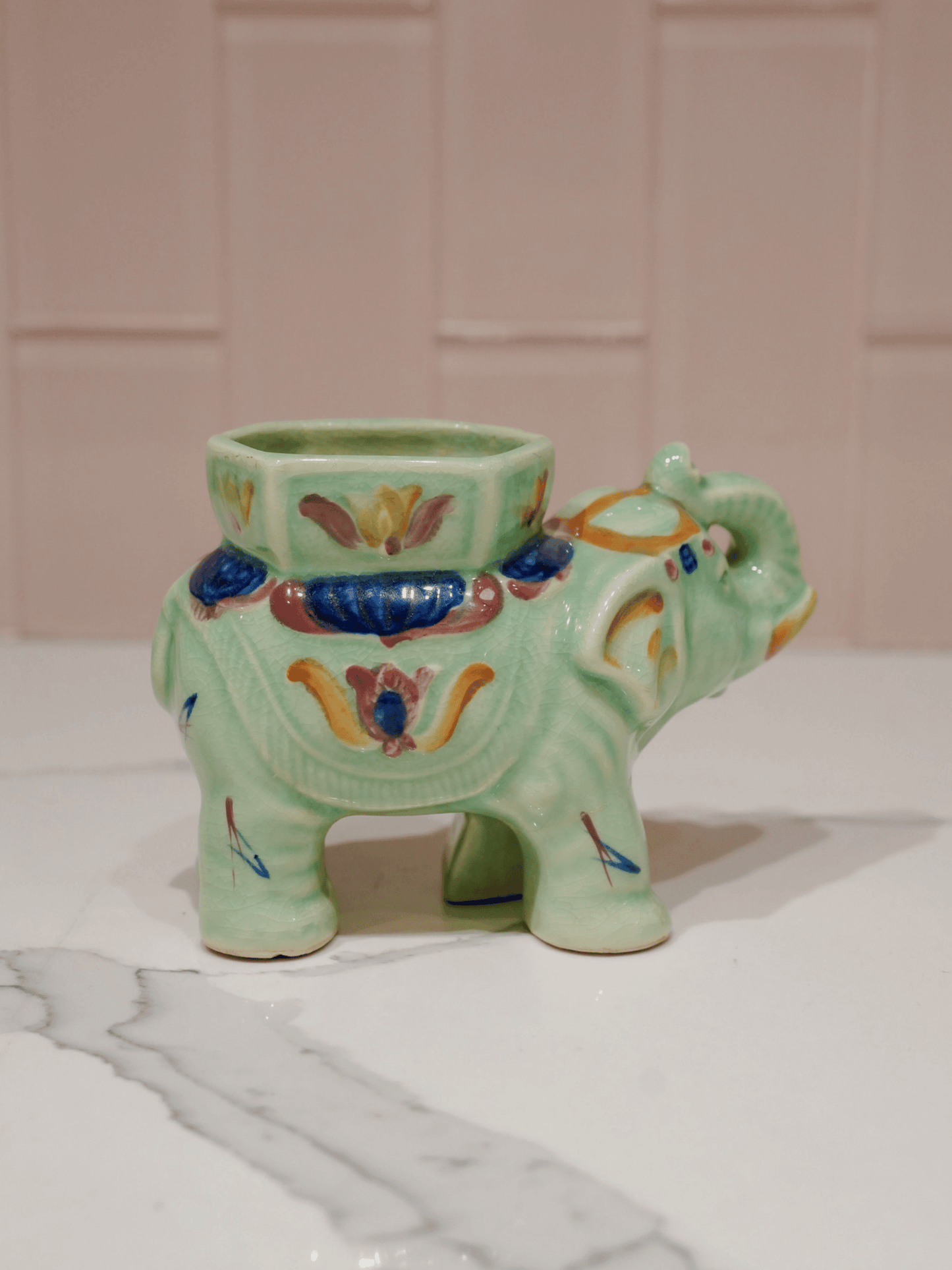 Vintage Elephant Planter