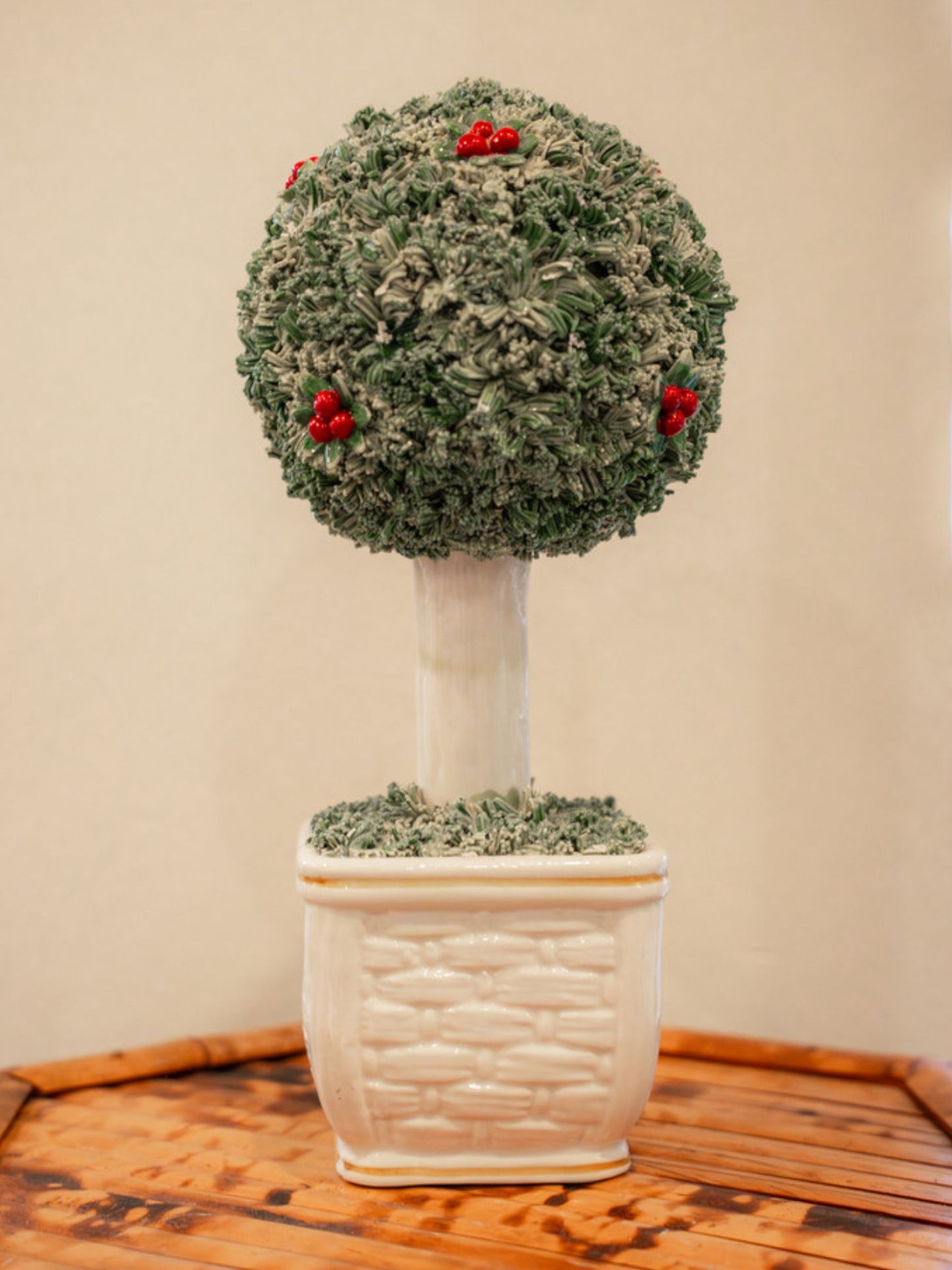 Vintage Italian Porcelain Topiary