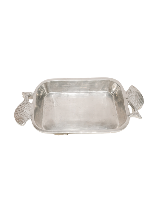 Vintage Silver Fish Platter