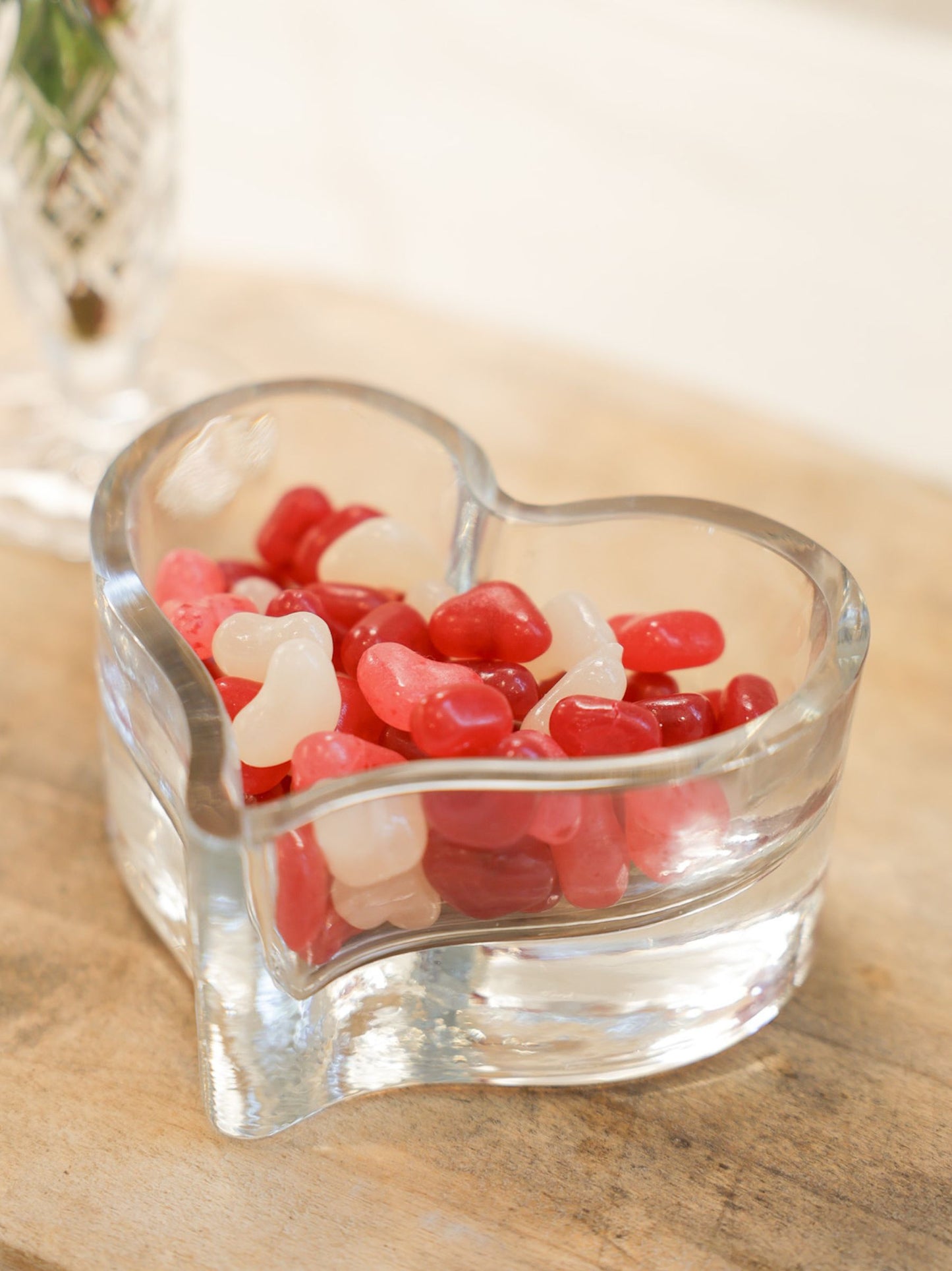 Glass Heart Dish